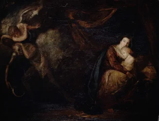 Genesung von Krankheit, eine Allegorie
